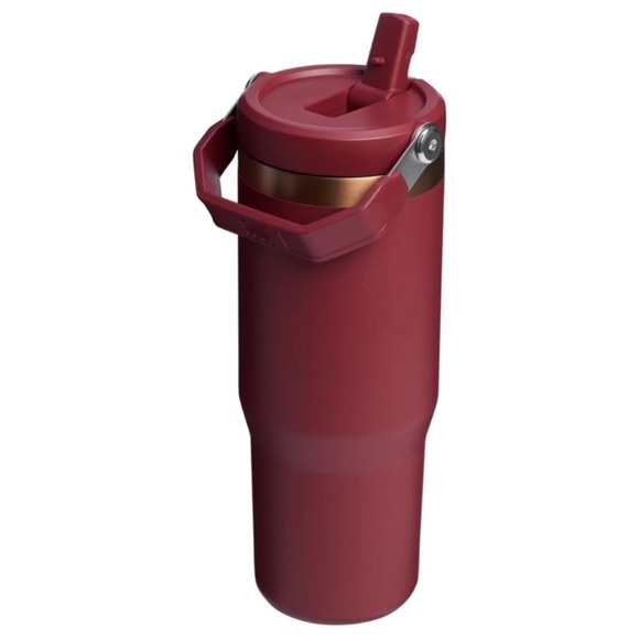 🎉LAST CHANCE🎉Stanley Iceflow FlipStraw 30oz Tumbler Glided Pomegranate - Picture 11 of 11